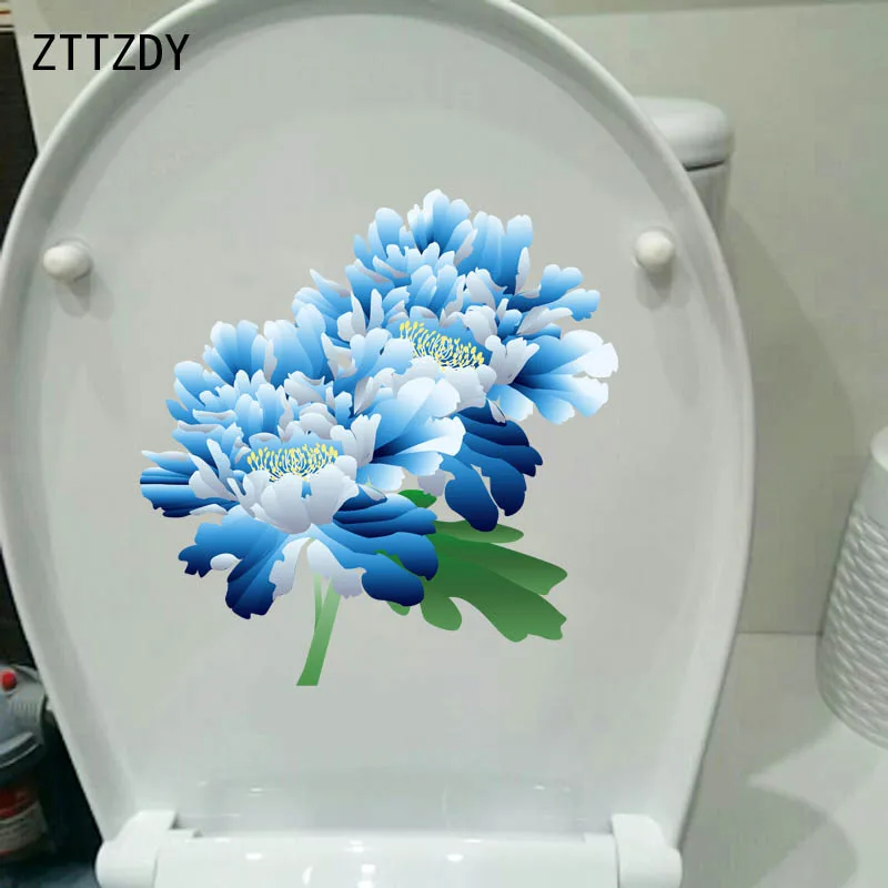 ZTTZDY 21 2*21 9 см ручная роспись классический синий цветок домашние комнаты