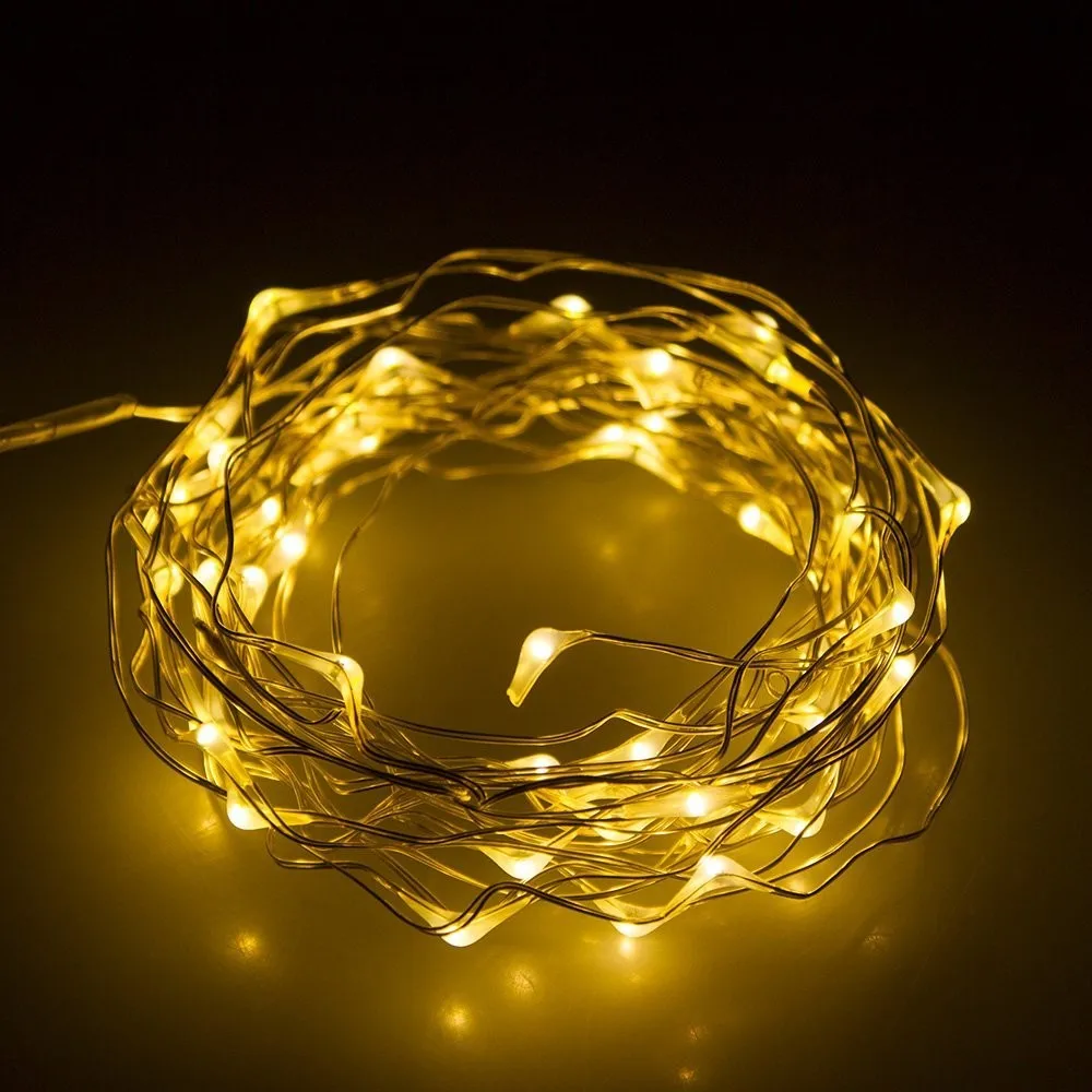 10m 20M LED DC12V Micro Rice Wire Copper Fairy String Lights Party DC female connector +12V Led power supply | Лампы и освещение