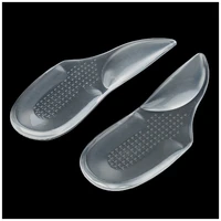 1 pair women silicone gel insoles professional orthotic arch support insole flatfoot prevent foot high heels shoes pad