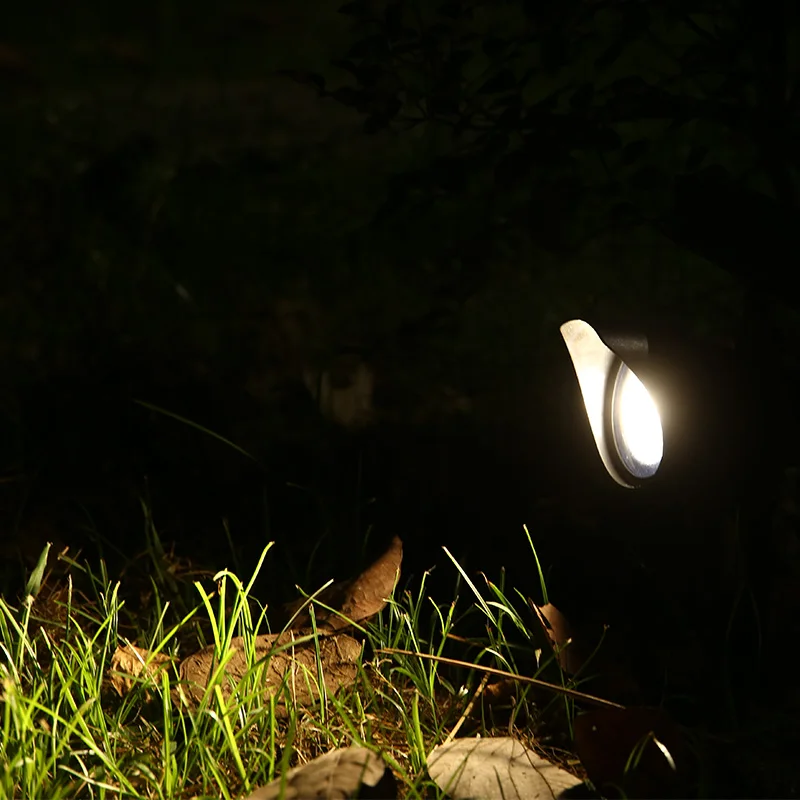 2 шт./лот теплый белый светодиодный прожектор на солнечной батарее