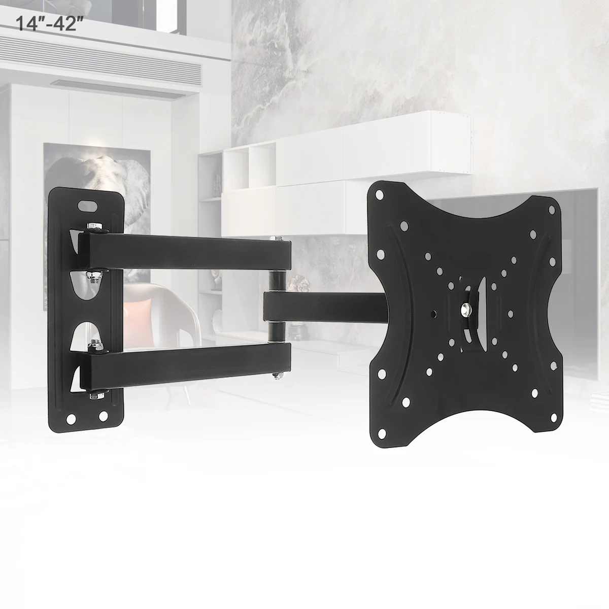 35KG Adjustable TV Wall Mount TV Holder Frame Rotated Fixed 