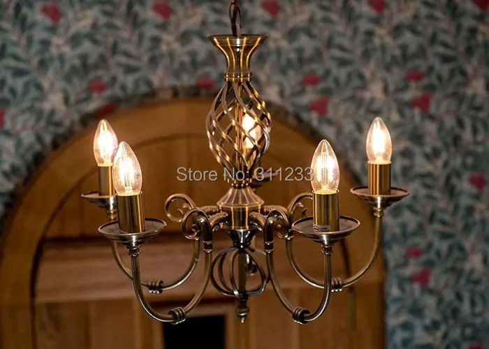 Светодиодная свеча C35 4 Вт E14 Edison Vintage Candelabra лампа накаливания 220 В для люстры