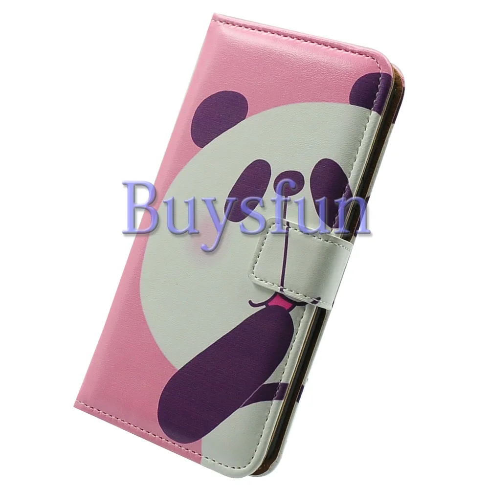 Bcov Pink Cute Panda Leather Wallet Cover Case For Samsung Galaxy Note 5 103022378 |