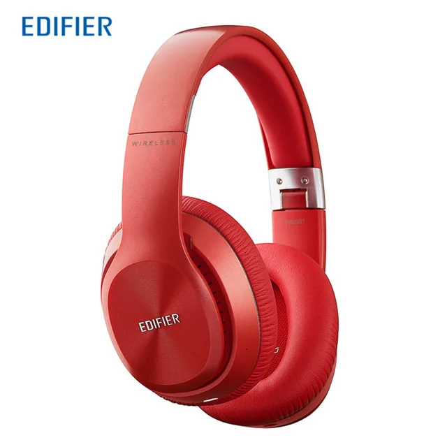 EDIFIER W820BT беспроводные наушники bluetooth 4,1 Премиум-качество прослушивания до 80 часов работы от аккумулятора в течение всего дня - Цвет: Red
