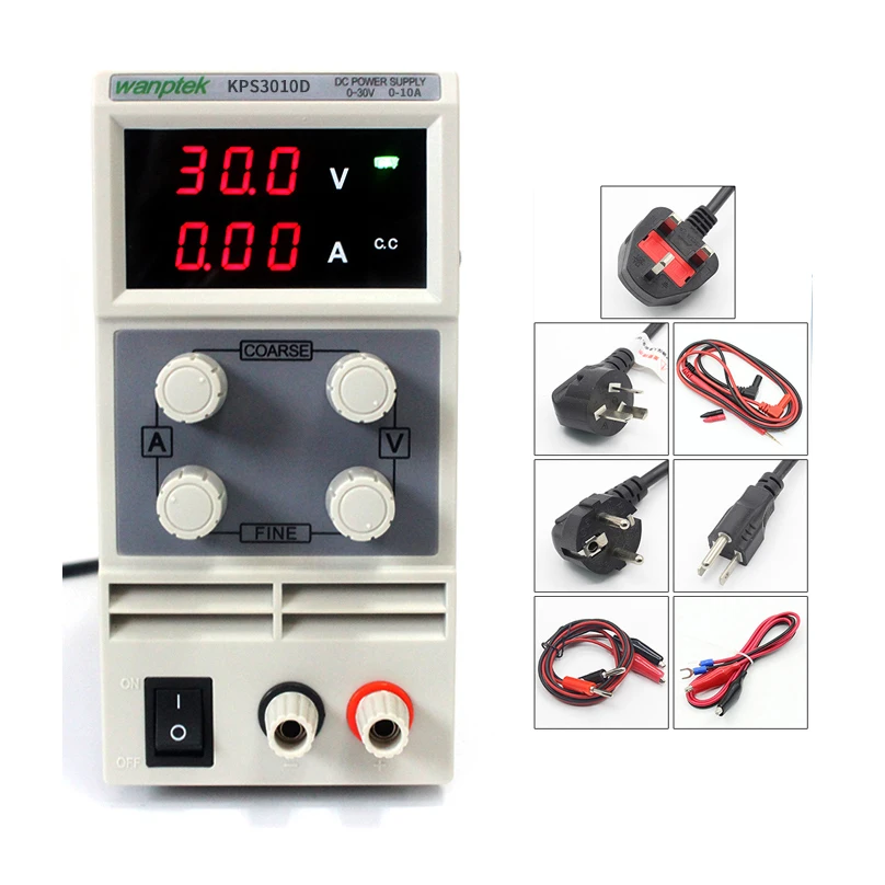 KPS3010D Мини светодиодный цифровой Регулируемый источник питания постоянного тока