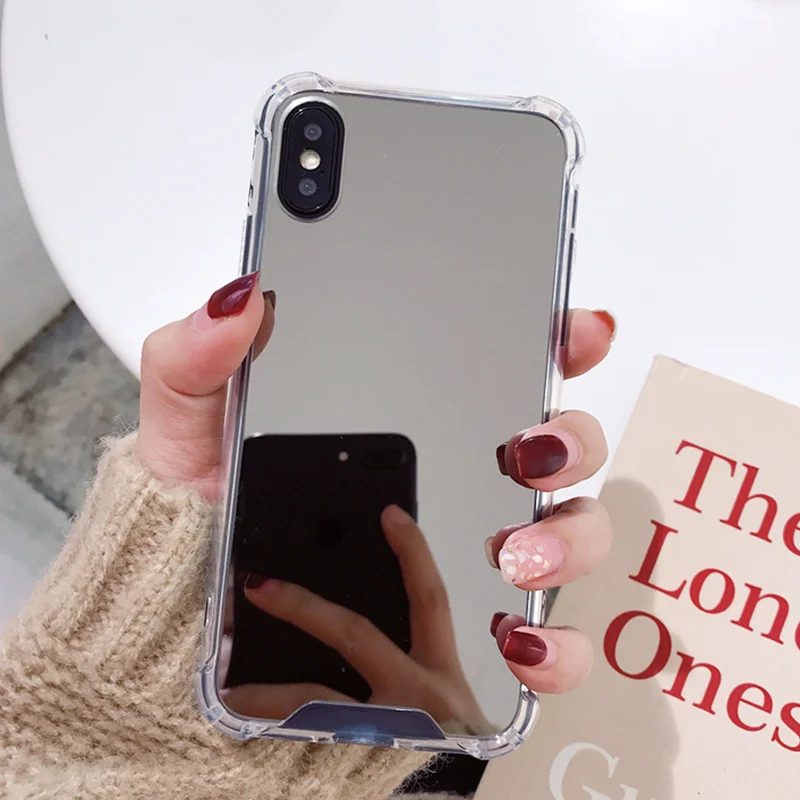 Roc Joan зеркальный чехол для iPhone X с защитой от ударов и жесткой задней поверхностью