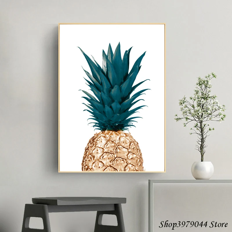 Скандинавский стиль Decoracao Para Casa Pineapple Cuadros Decoracion зеленые растения настенные