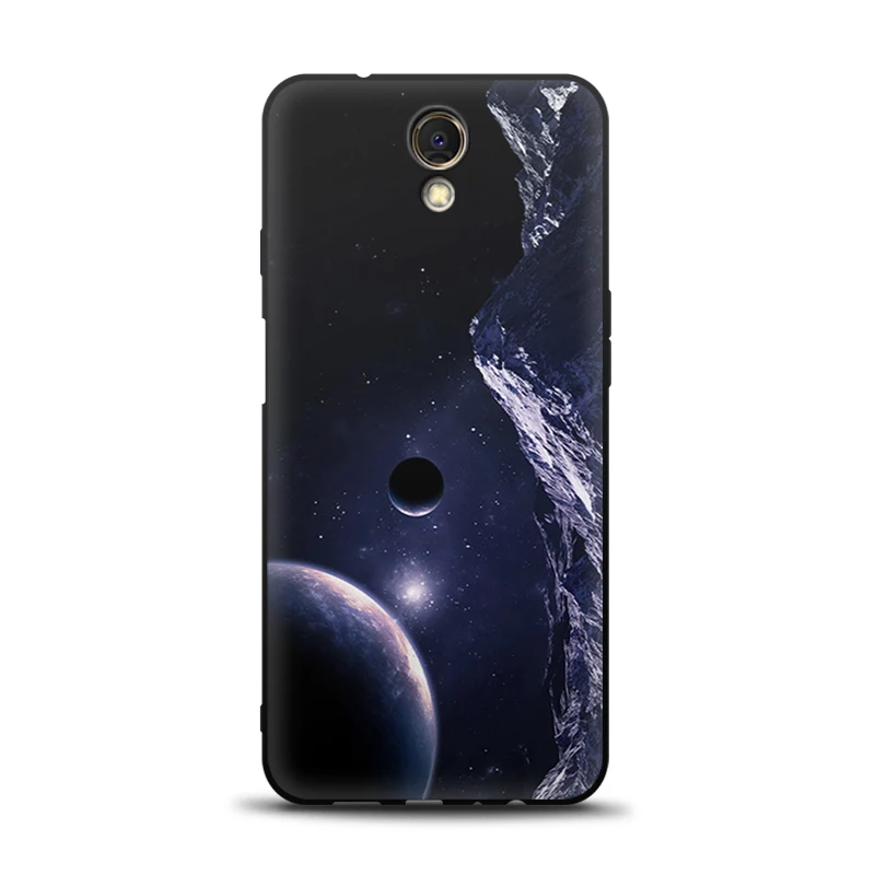 JURCHEN черный матовый Мягкий ТПУ силиконовый чехол для Meizu M6S 5," милый мультяшный принт Роскошные задние Сумки для Meizu M6S чехол - Цвет: 2