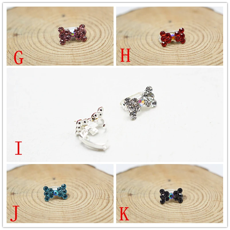 10pcs Bowtie Knot Tiny Little Hair Clip Grip Fashion Clamp Claw Kids Girls Cute Lovely Hairwear DDJ-08 | Украшения и аксессуары