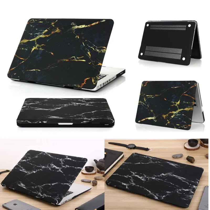 Тонкий чехол для Macbook Pro Retina 12 13 15 ноутбука Жесткий ПК мраморный камень Mac Book
