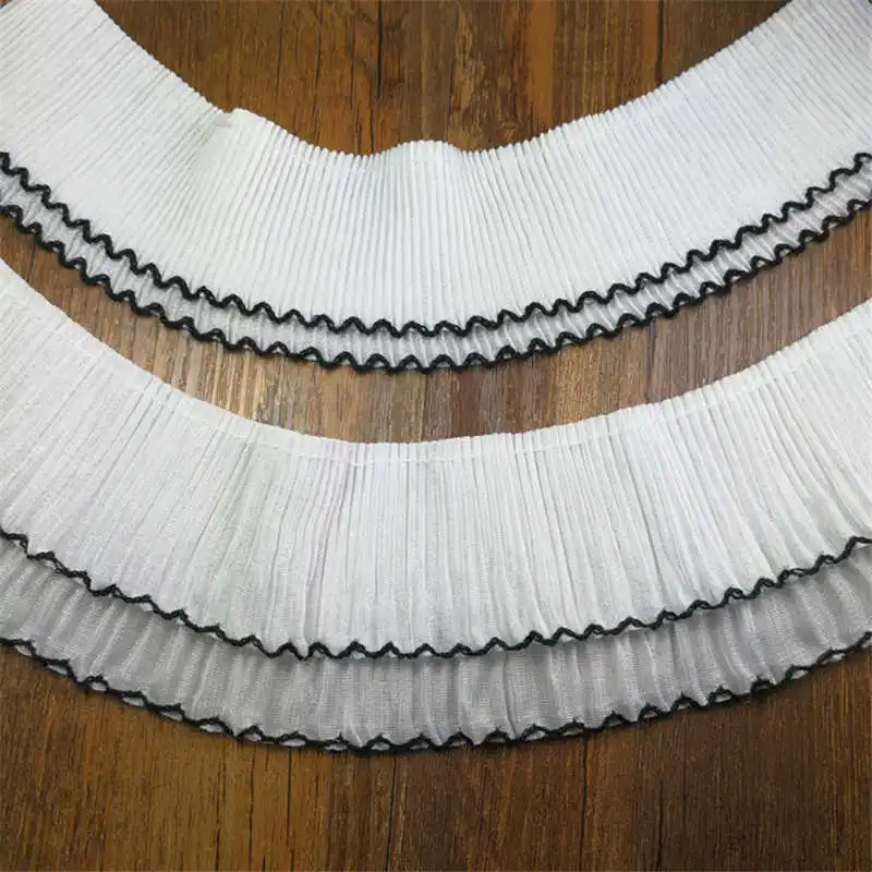 DoreenBeads/шифоновое Плиссированное кружевное мягкое платье с аппликацией для юбок