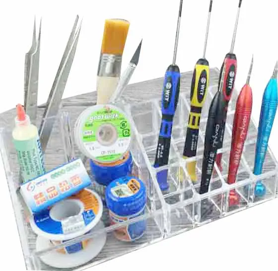 PHONEFIX акриловый пластиковый ящик для инструментов прозрачный хранения