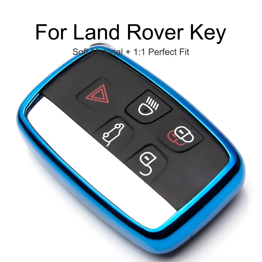 KUKAKEY 6 видов цветов TPU чехол для автомобильного ключа Land Rover Freelander 2 3 Range A8 A9