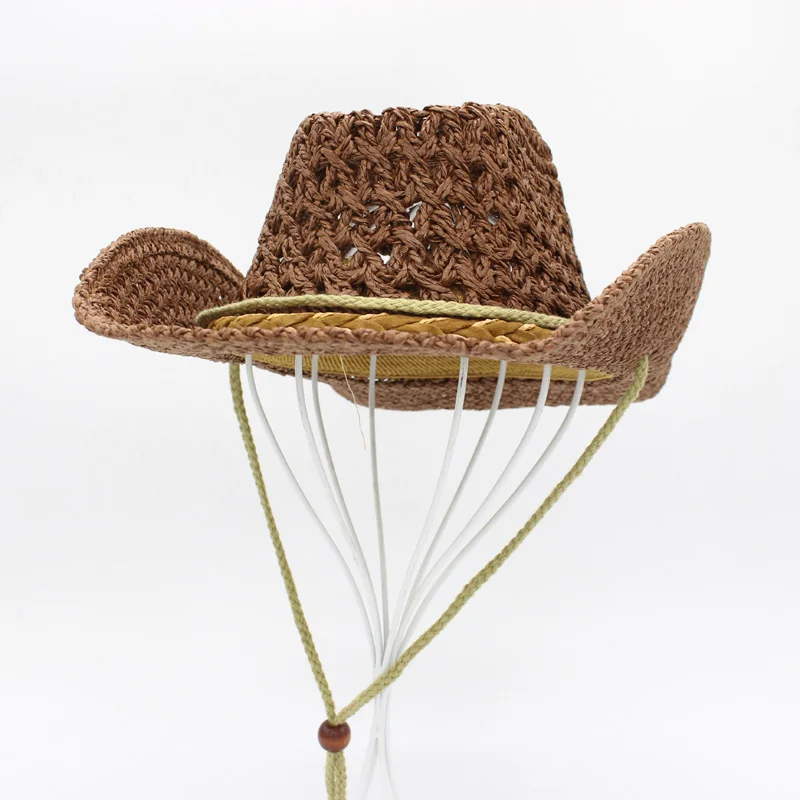 2017 новая модная соломенная ковбойская шляпа для детей и взрослых летняя пляжная