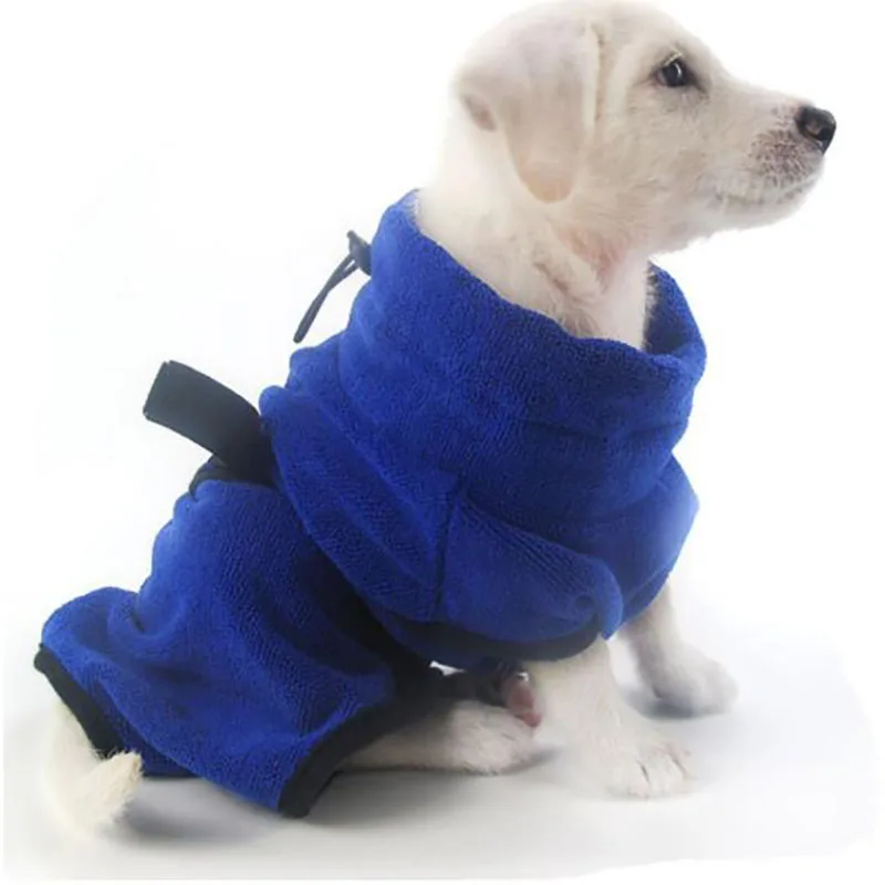 HJKL халат для собак теплая одежда суперабсорбирующих сушки Полотенца золотой
