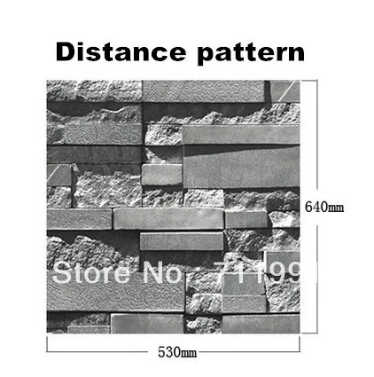 Бесплатная доставка стерео обои из ПВХ с имитацией кирпича узором фоновые для