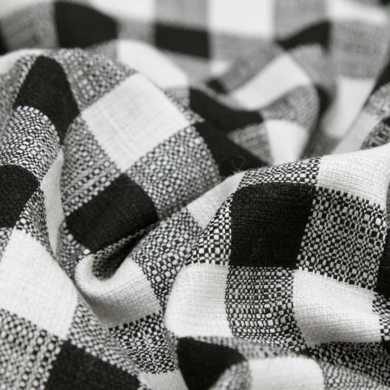 Дешевая окрашенная льняная ткань Крутое платье брюки оптовая продажа