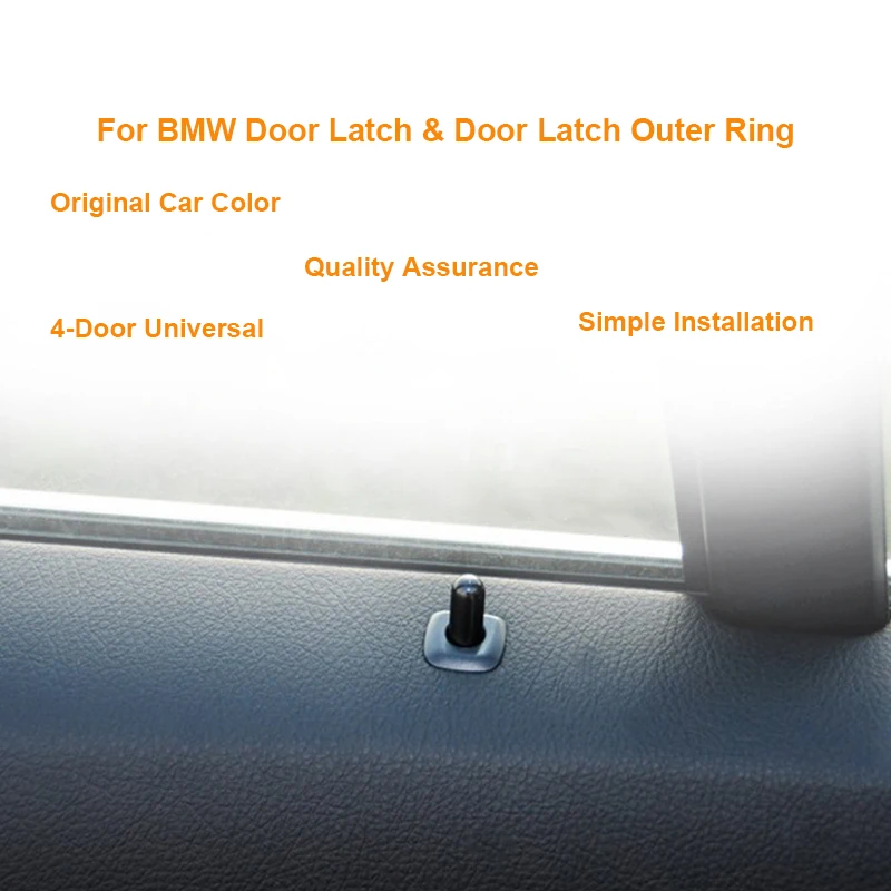 ABS + PC Автомобильная дверная защелка штифт винтовая ручка крышка отделка для BMW F10