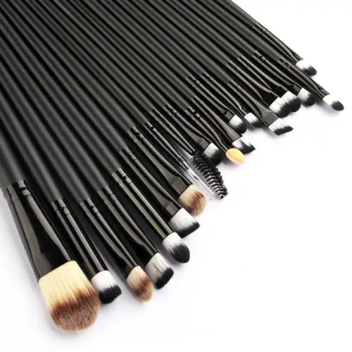 20 шт./компл. тени для век основа подводка глаз кисть бровей и губ набор кистей