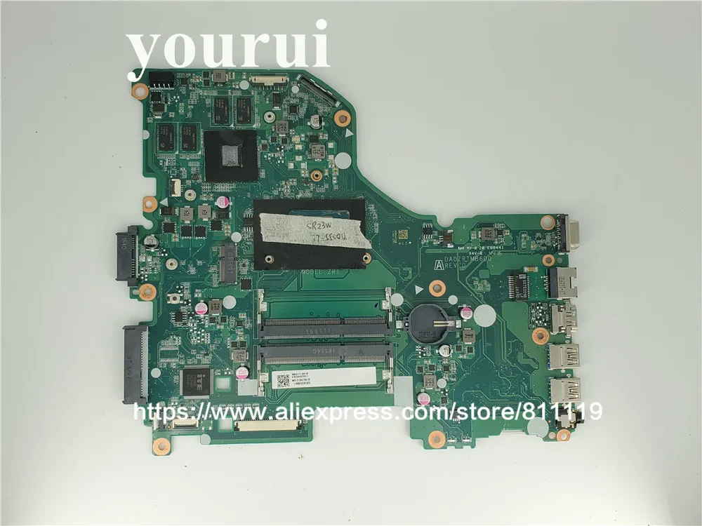 Для Acer Aspire E5 573 573G Материнская плата ноутбука I7 5500U Процессор NBG1T11001 DA0ZRTMB6D0