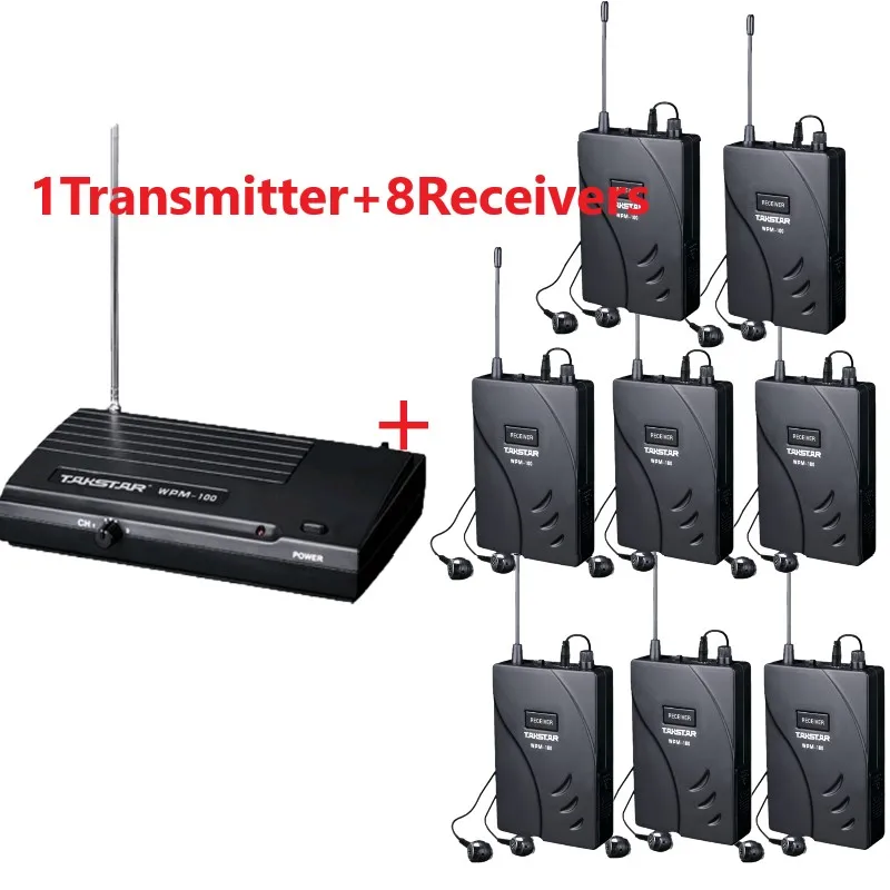Новая версия Takstar WPM-100 UHF сценическая Беспроводная система монитора wpm100
