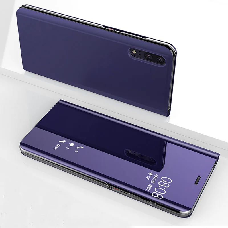 Зеркальный умный чехол с откидной крышкой для Huawei P умная фотография LX2 LX3 полным