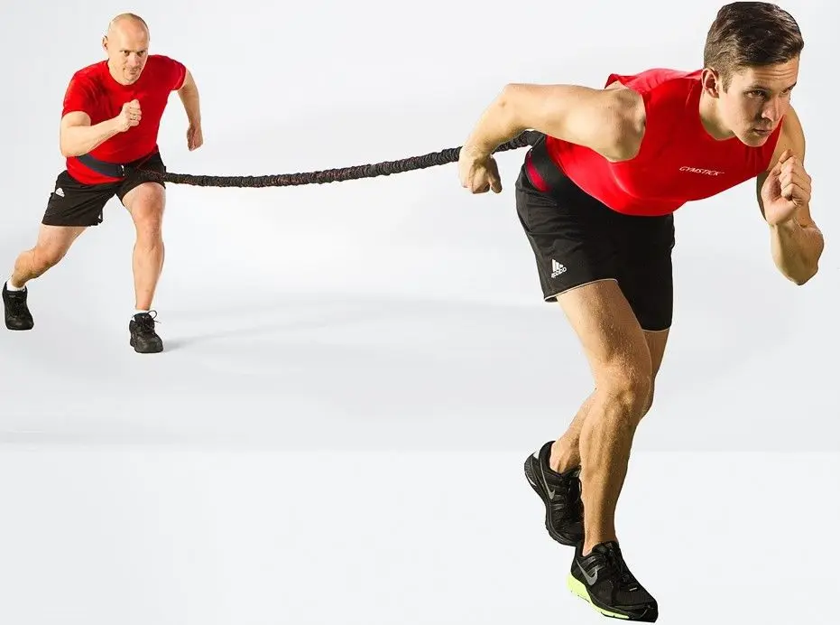 8 футов/2 5 м тренажер с сопротивлением двойной банджи браслет для бега взрывная