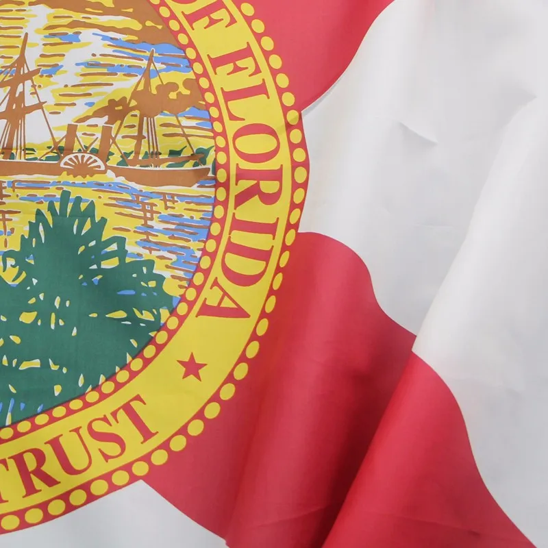 Флаг Штата Флориды MOFAN США высокое качество и двойная строчка флаг штата FL с 2