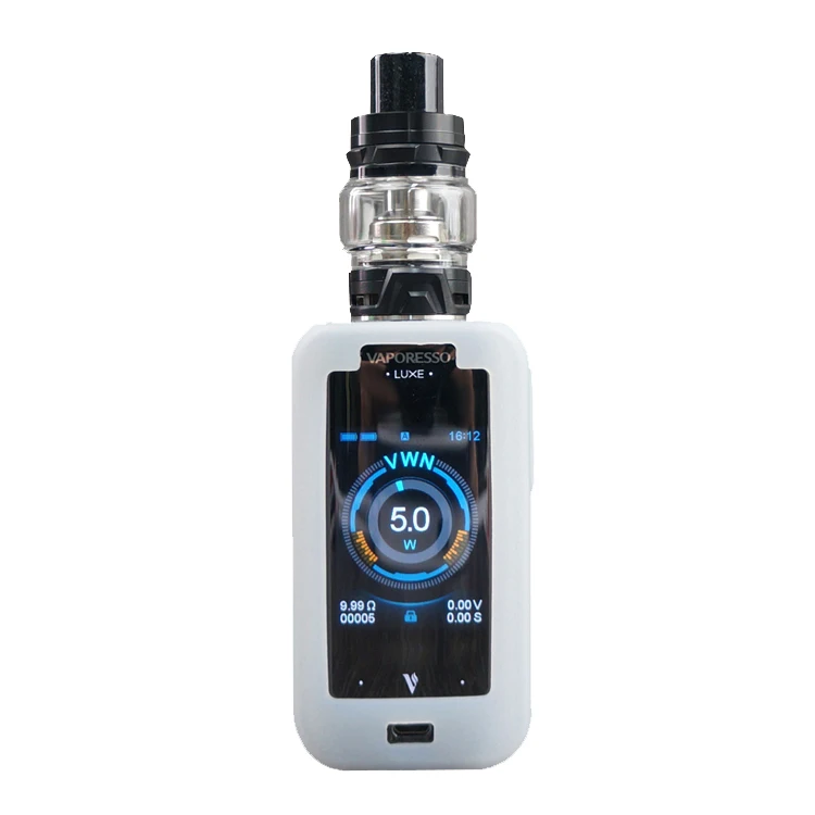 Clear Защитный силиконовый чехол для Vaporesso Lux 220 Вт мод чехол для вейпа Резиновая кожа основы стикер рукав корпус демпфер vape ge - Цвет: Clear