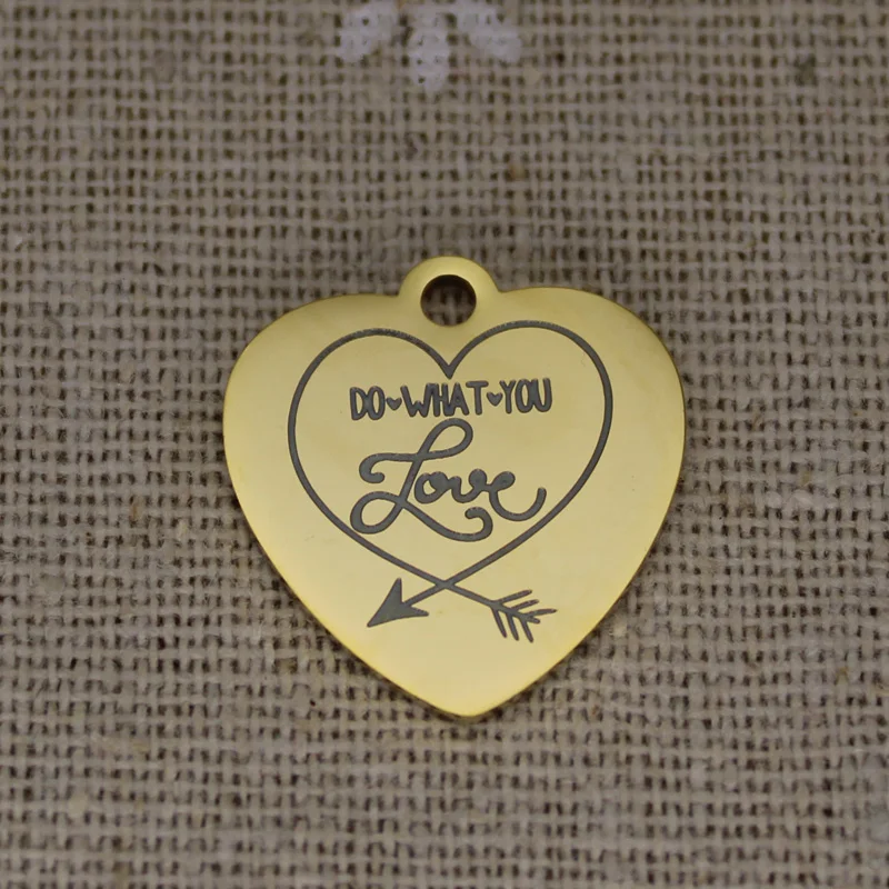 Подвеска с подвеской в виде благодарности Ladyfun настраиваемое на заказ сделай то