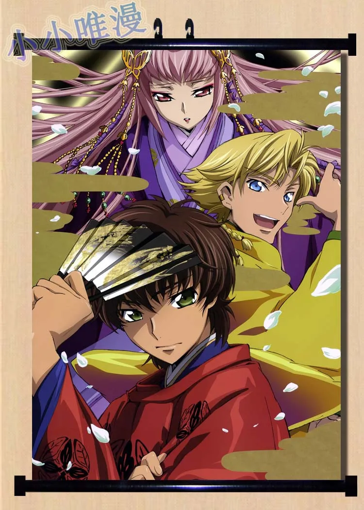 Japanese Anime Picture Code Geass: Lelouch of the Rebellion Nunnally &amp Koneria Euphemia Home Decor Wall Scroll Poster | Дом и сад