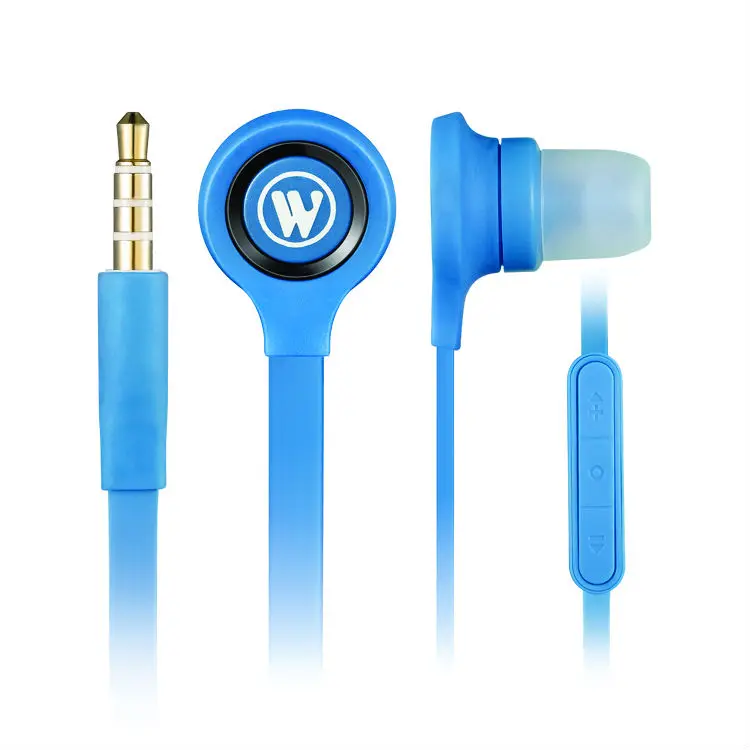 Wallytech WHF 115 плоский кабель наушники вкладыши для iPhone 5 5S 6s 6 plus громкой связи с
