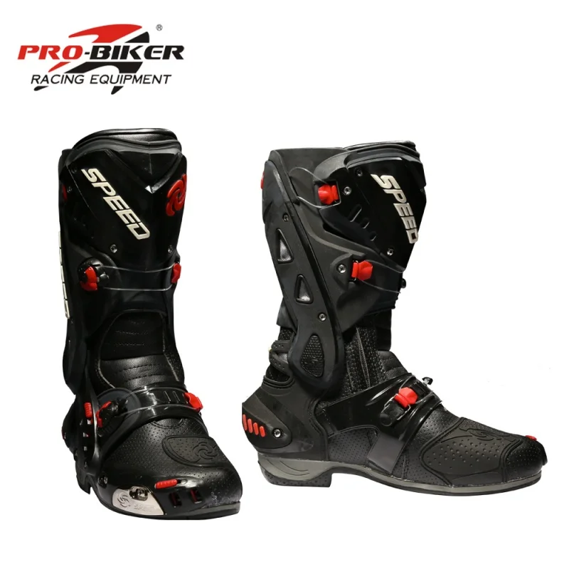 Мотоциклетные ботинки Pro Biker SPEED Racing moto Защитное снаряжение для мотокросса