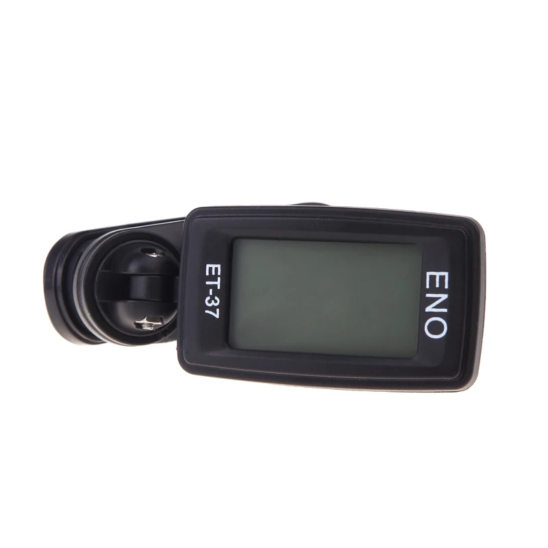 Мини тюнер ENO ET 37 LCD с клипсой для гитары хроматический бас скрипки укулеле