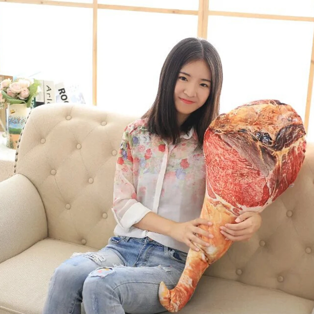 Забавная новинка подарок 50 см креативная голень плюшевые игрушки 3D печать