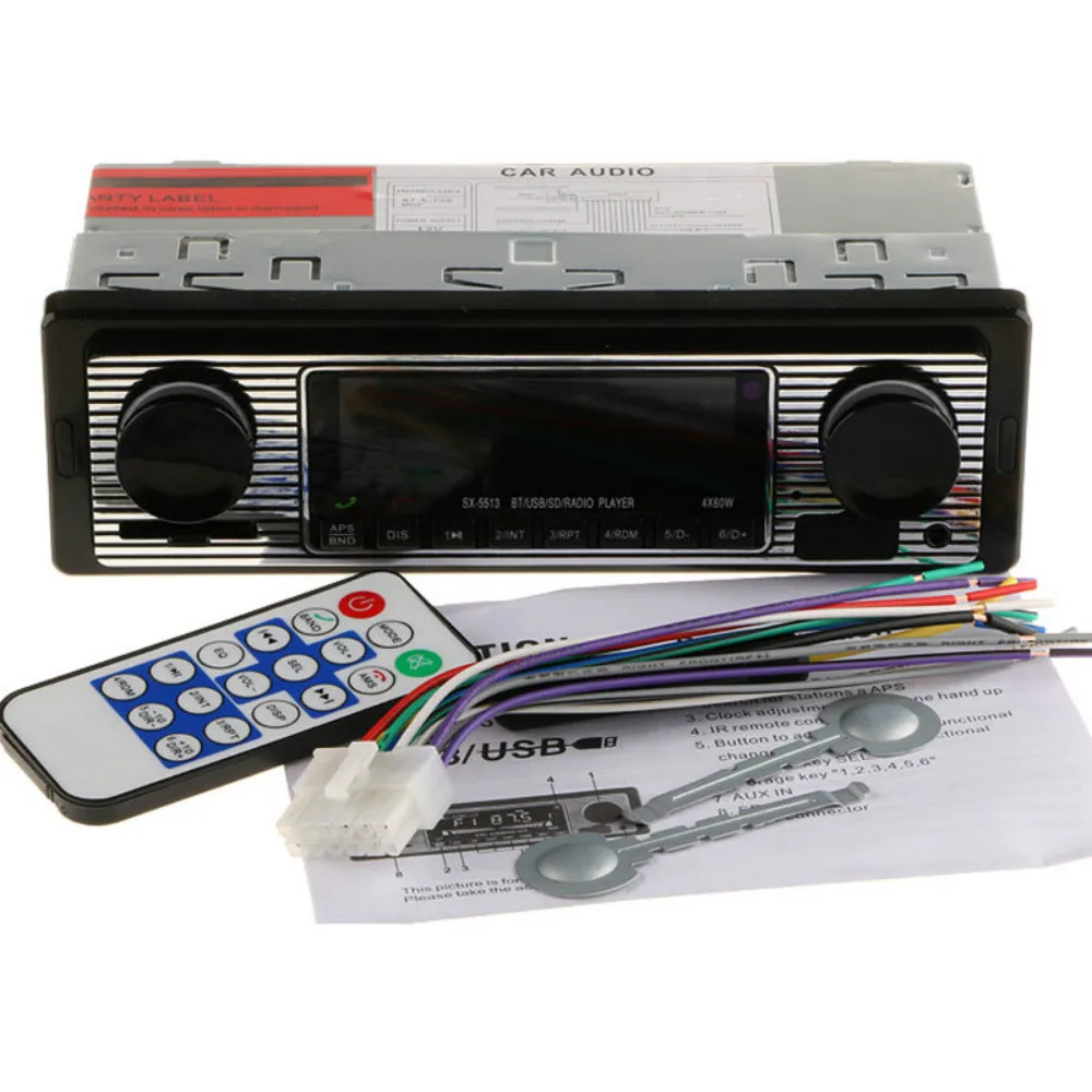 Новинка 12 в автомобильный Радио плеер Bluetooth Стерео FM MP3 USB SD AUX аудио Авто