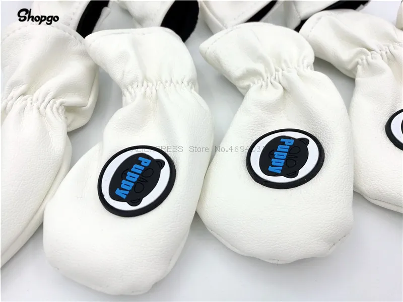 [2 цвета] SHOPGO PUPPY головные уборы для гольфа утюги для гольфа Чехлы мягкие из искусственной кожи и железа полный комплект#4~ 9PAS талисман новинка подарок