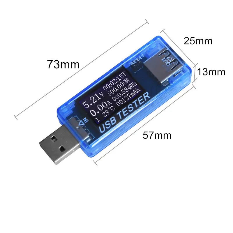 Вольтметр 8 в 1 QC2.0 3 0 4 30 электрическая мощность USB тестер напряжения измеритель