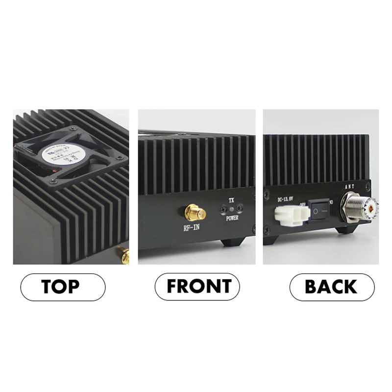 Радиочастотная ручная рация 80 Вт цифровая передача 433 МГц полудуплексный