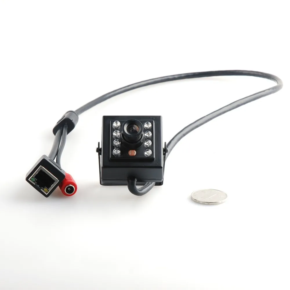 Горячая Распродажа Mini Pinhole Network H.264 Onvif P2P 1 0 мегапикселей 720P Hd 10 шт. невидимых 940nm