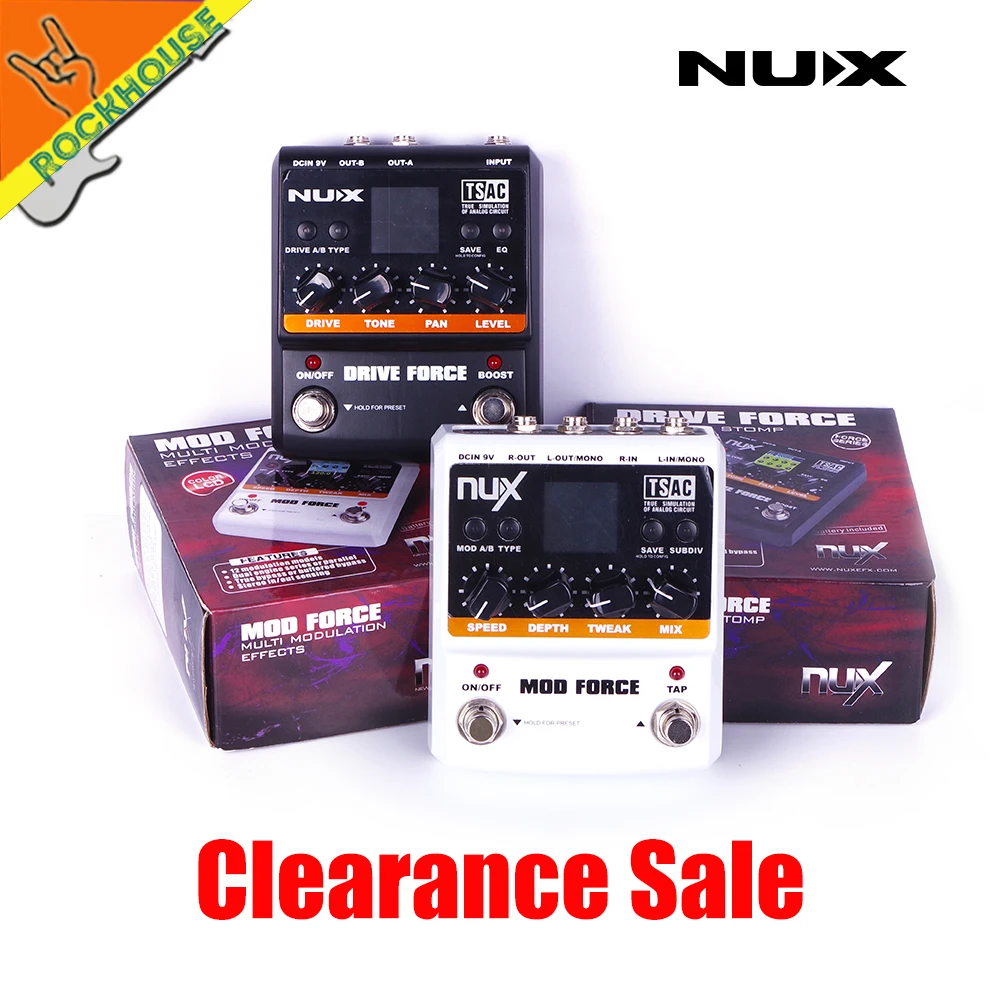 NUX Mod Force Drive Force Chorus Core Flanger Core Phaser Core педаль эффектов для гитары