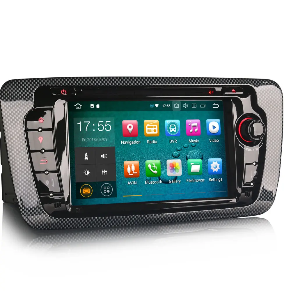 Erisin ES7822S 7 &quotAndroid 8 0 Автомобильный GPS радио DVR DAB + DVD для SEAT IBIZA|Автомагнитолы| |