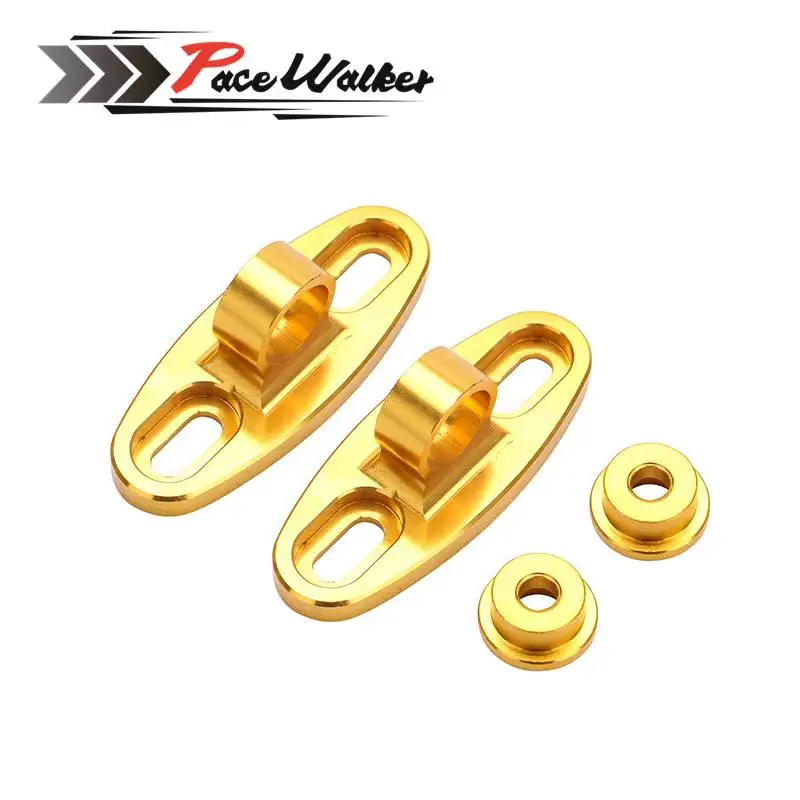 5 color CNC pro Golden Aluminum mirrors holder adapters motorcycle fairing universal mirror mounts assembly ware modifid | Автомобили и