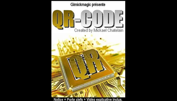 Qr-код от Mickael Chatelain (Gimmick + Online Instruct) -магический трюк крупным планом уличная магия