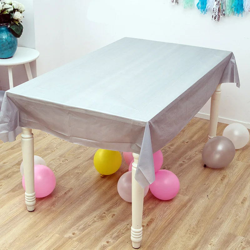 Свадебные Baby Shower вечерние Детские выступает серебряные однотонные Цвет
