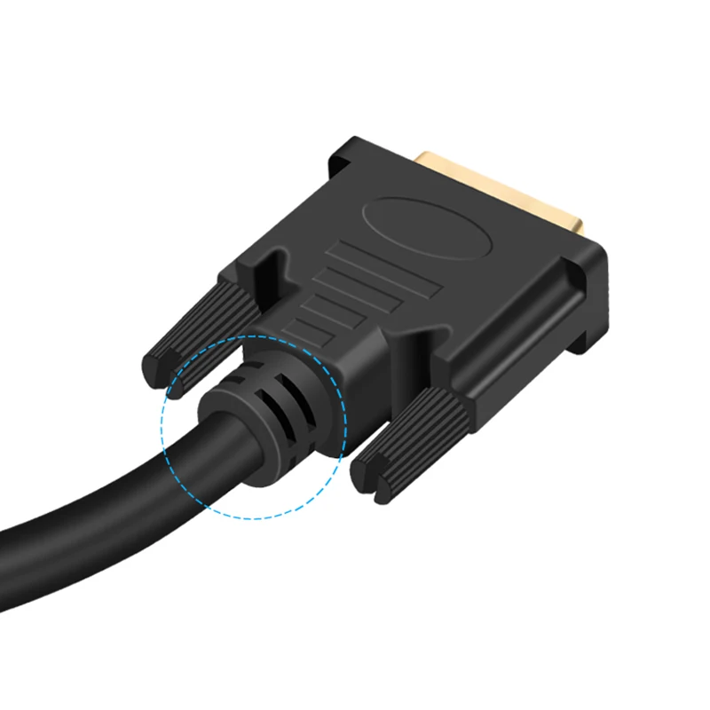 HDMI/DVI 24 + 1 Pin адаптер HDMI DVI к кабель 3D 1080 P цифровой аудио конвертер 4k для LCD DVD HDTV