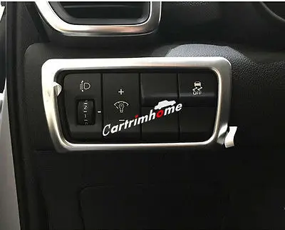 

ABS Interior Head Light Switch Button Cover Trim 1pcs For Kia Sportage 2016 2017