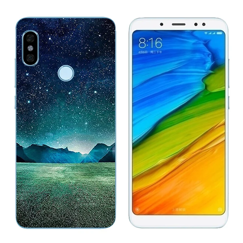 5 99 дюйма для Redmi Note Pro Prime Girl Cat черный матовый чехол с принтом Xiaomi Mi 6X мягкий