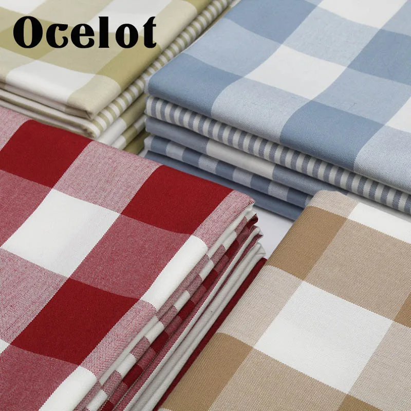 Тканевый клетчатый бант для рукоделия 100*145 см детское постельное белье домашний