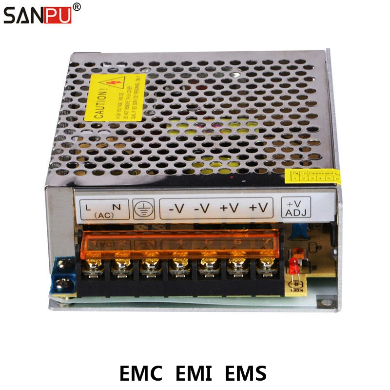 Импульсный источник питания SANPU EMC EMI 120 Вт 12 В 10 А постоянного тока светодиодный